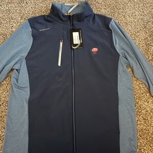Golf Men's Navy and Light Blue Performance Jacket